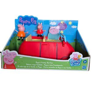 Peppa Pig Family Red Car with Peppa & Mummy Pig Figures | Playset Toy